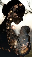 Motherhood journey - heartfelt reflection on pregnancy, sacred bond between mother and child, encompassing love, loss, healing, family joy, maternal beauty, role of medical care.