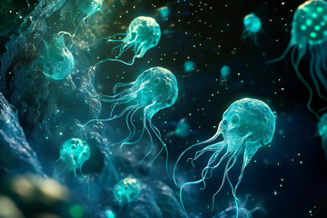 微生物の世界 - ウイルスの神秘的な拡がり