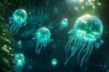 微生物の世界 - ウイルスの神秘的な拡がり