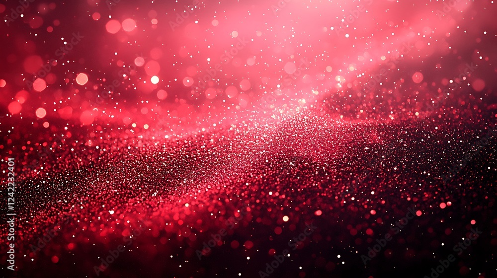 Poster a red grainy gradient background with dark noise texture, setting a dramatic tone for web designs, b