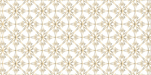 Seamless pattern with golden snowflakes,  Seamless Pattern Background