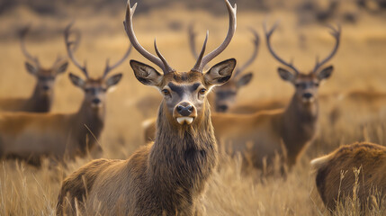 Fototapeta premium Deer in Forest 