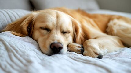 Sleeping Golden Retriever
