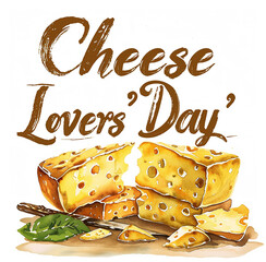Cheese Lovers Day Poster Template, National Cheese Day