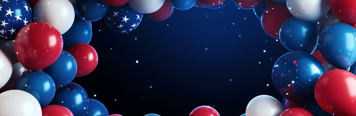 Naklejka premium colorful balloons background