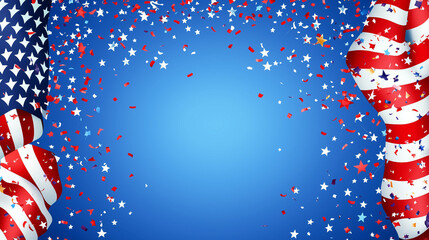 Fototapeta premium abstract background with stars and stripes