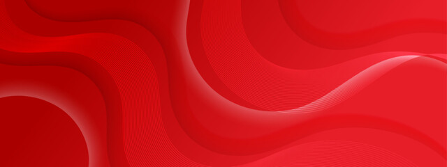 Red abstract wavy gradient geometric background ideal for presentations, marketing designs, or modern website templates