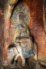 Xiangtangshan Grottoes, Handan, Hebei, China