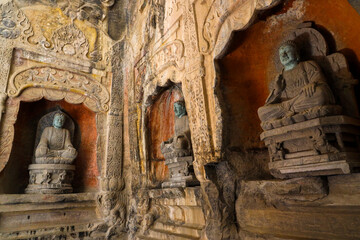 Xiangtangshan Grottoes, Handan, Hebei, China