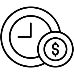Hourly Rate Icon