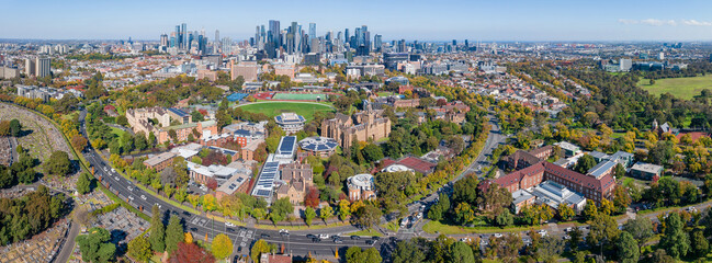Carlton and Melbourne CBD