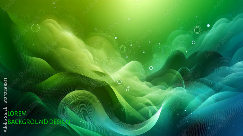 Poster abstract colorful gradient background with lines