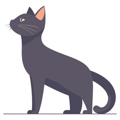 Obraz premium Cat illustration pet art vector