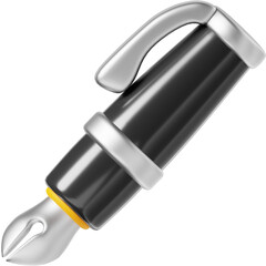 Classic Pen 3D Icon