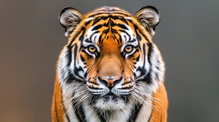 Obraz premium World Wildlife Day concept. Majestic Tiger Stalking Through Lush Green Jungle Habitat