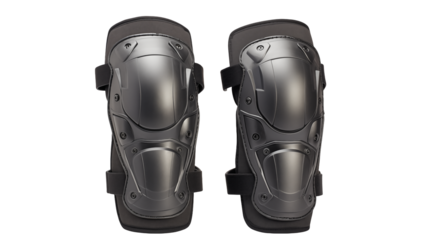 Protective Tactical Knee Pads for Law Enforcement and Military Personnel Close up Studio Shot