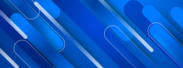 Blue gradient geometric background ideal for business presentations, digital media designs, and promotional graphics