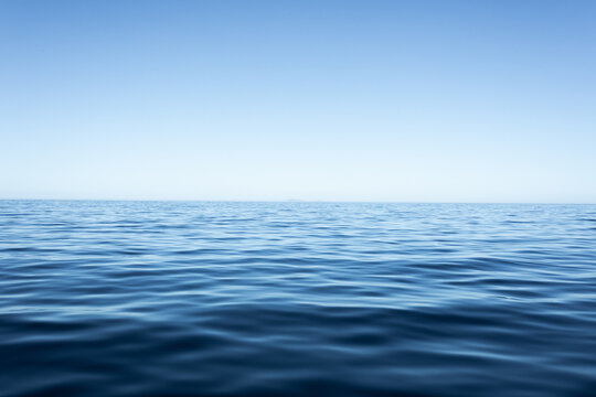 Calm blue ocean.