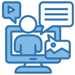 Obraz premium Storytelling Icon