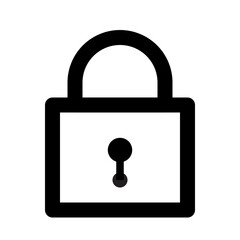 lock icon vector illustration
