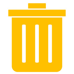 yellow delete icon