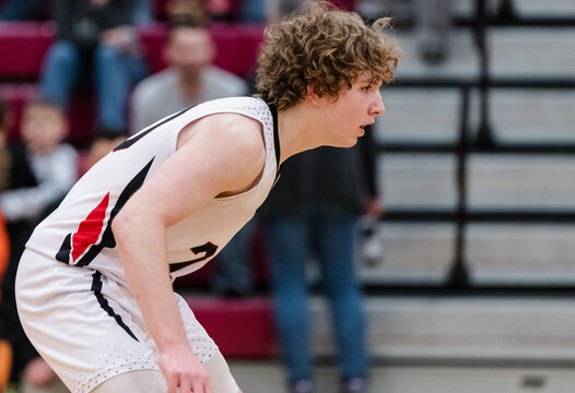 JV boys basketball game. 