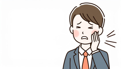 歯痛に苦しむ人