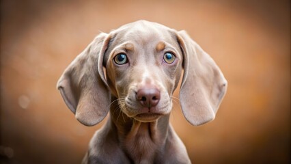 Adorable Weimar puppy with floppy ears and big brown eyes, Weimar, puppy, dog, adorable, cute, floppy ears, brown eyes, furry, pet