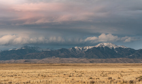 The Storm Approaches.  Great Sand Dunes National Park. Colorado. vt