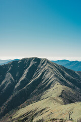 日本　徳島県の剣山　山頂