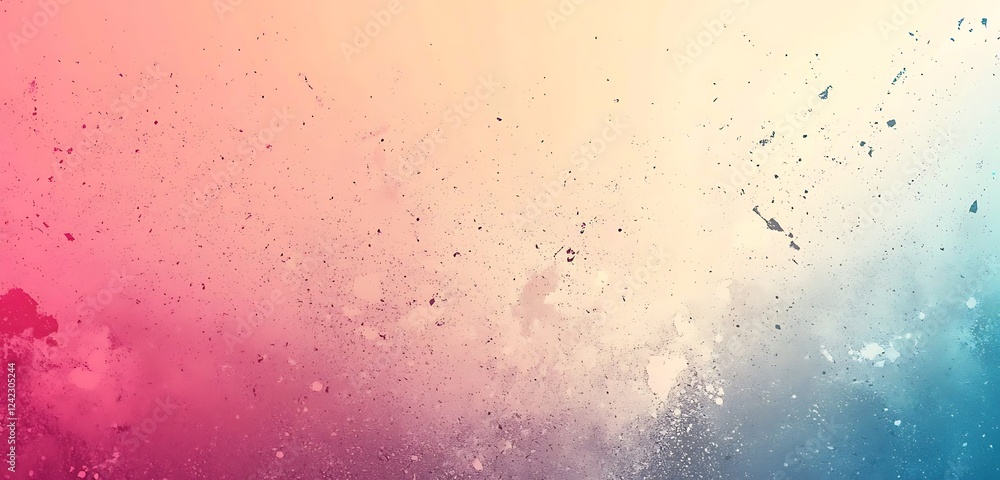 Poster a trendy grainy texture with a soft gradient backdrop, offering a versatile space for text in vector
