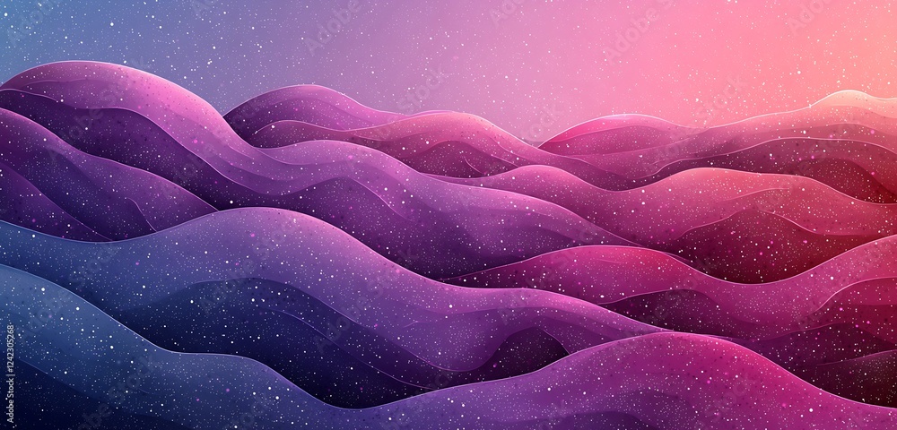 Poster a trendy grainy texture with a soft gradient backdrop, offering a versatile space for text in vector