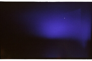 Distant Star in Dark Blue Space