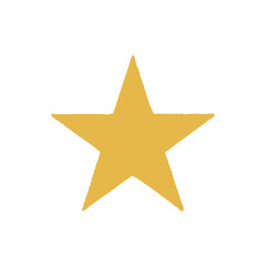 クレヨンで描いたような星