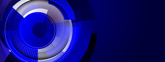 Blue gradient geometric background for modern design projects, technology presentations, and digital advertisements, featuring a futuristic and abstract style.