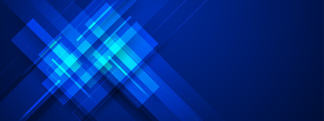 Vibrant blue gradient geometric background suitable for presentations, business graphics, and digital marketing.