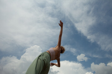 Dance in the cloudy sky 