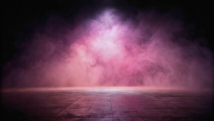 Abstract Foggy Background with Purple and Pink Hues Suitable for Photography and Design