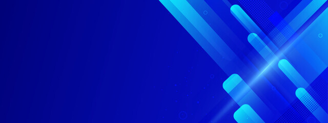 Blue gradient geometric background ideal for use in technology, marketing, or presentation designs