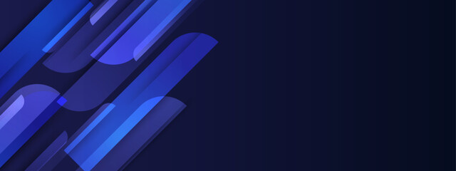 dark blue gradient geometric background, suitable for presentations, digital wallpapers, and creative design templates.
