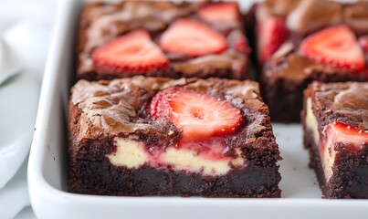  Strawberry Cheesecake Brownies, Generative AI