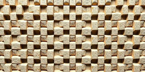 Captivating Checkered Canvas: A Symphony of Texture and Depth