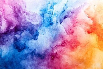 Fototapeta premium Abstract cloud of vibrant colorful smoke texture