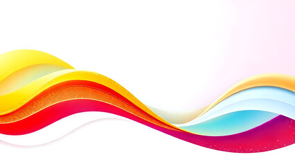 Abstract colourful wave background.