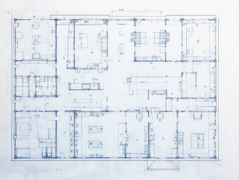 Blueprint: Architectural Design of a Modern Building.