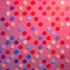 Festive Polka Dot Backdrop for Labor Day Celebrations