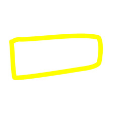 Yellow Rectangle Doodle