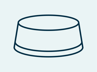 Cap icon. Fasting ramadan icon. Outline icon concept.
