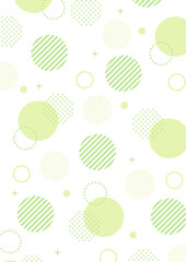 幾何学　黄緑　水玉　背景　キラキラ　丸
