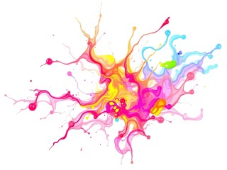 Naklejka premium Molten Glass Art: Lava Lamp Spray Paint Texture